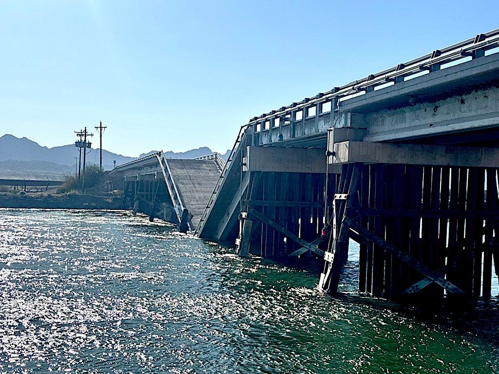 Wildfire Tied to Collapse of Arizona Bridge Near California Border