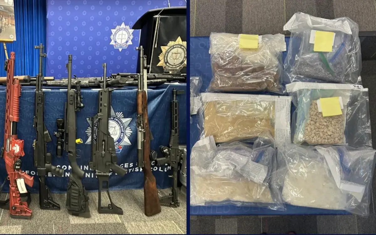 BC Gang Squad Uncovers Explosives, Weapons in Raid