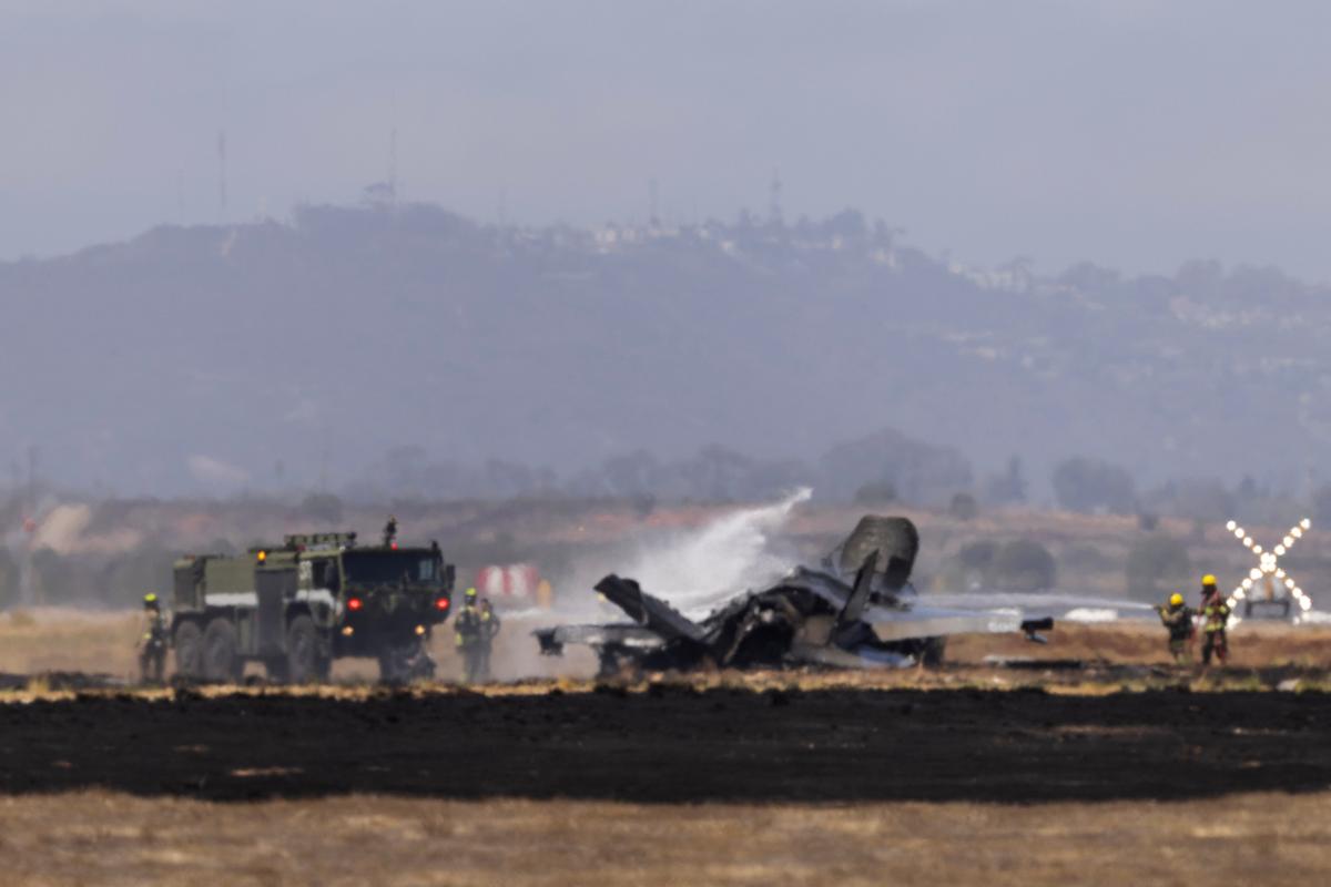 F-35 Fighter Jet Catches Fire at San Diego Airbase