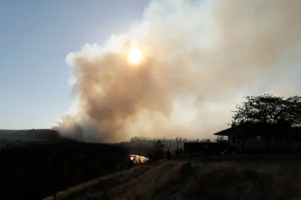 Washington Gov. Bob Ferguson Holds Briefing on Spokane Wildfires