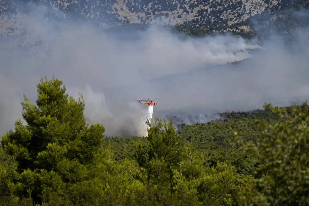 2 Killed When Firefighting Helicopters Collide Near Athens as Europe’s Wildfire Emergency Rages