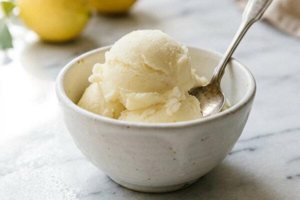 Lemon Buttermilk Sorbet