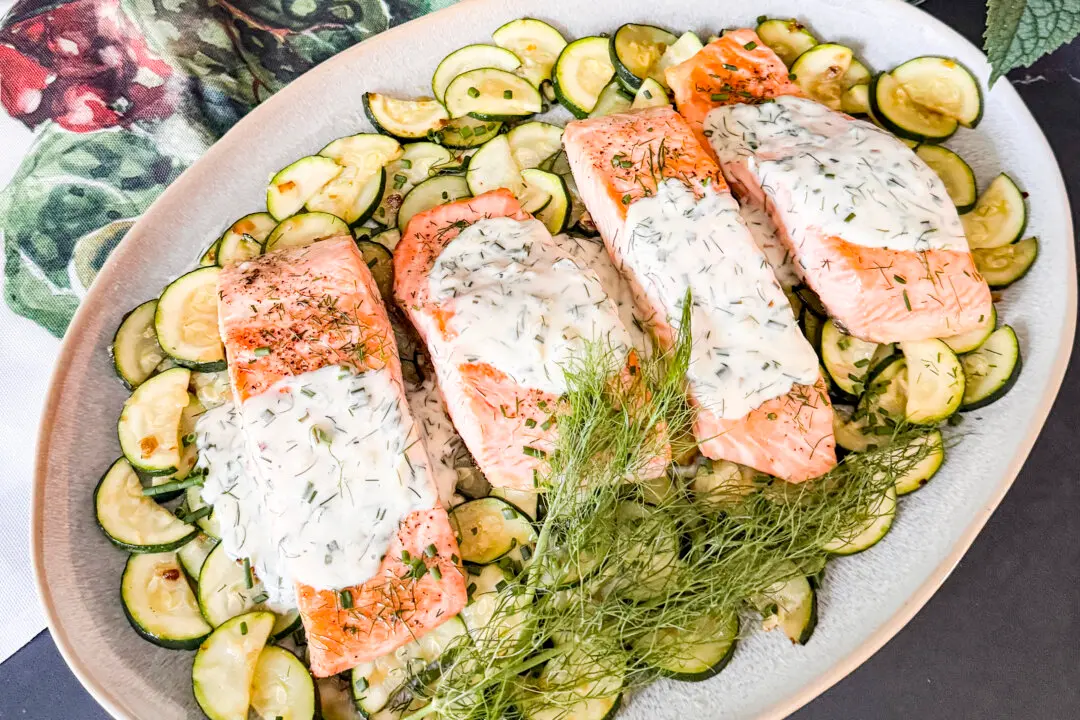 Swimming in Zucchini? This Grilled Salmon Recipe Is the Answer