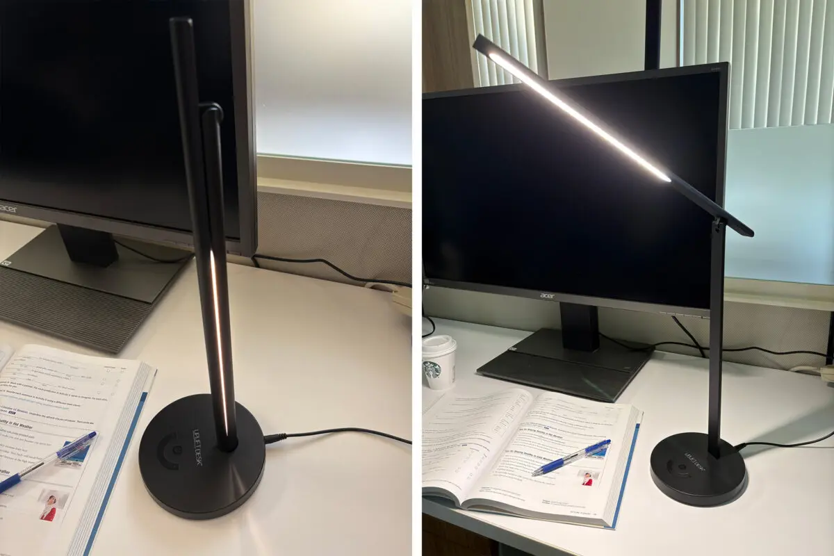 E3 Desk Lamp by uplift desk