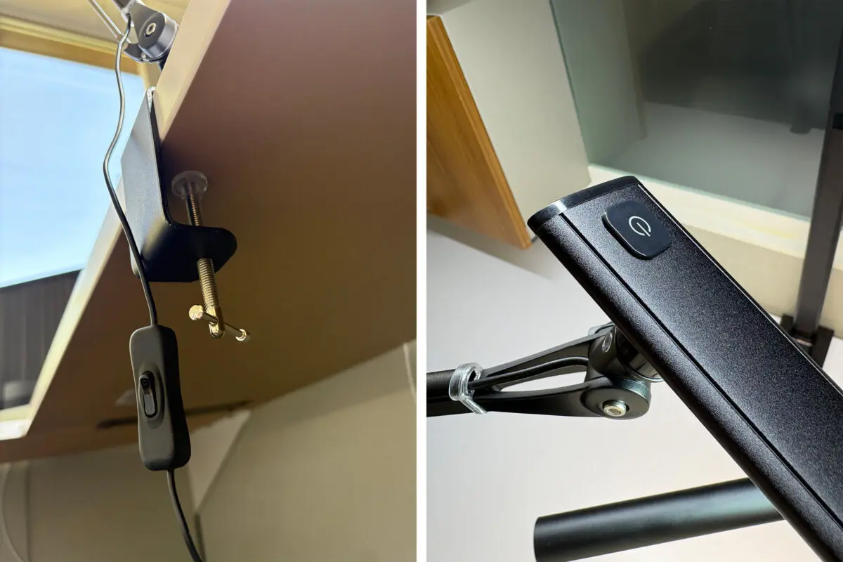 E7 Desk Lamp with Clamp by uplift desk