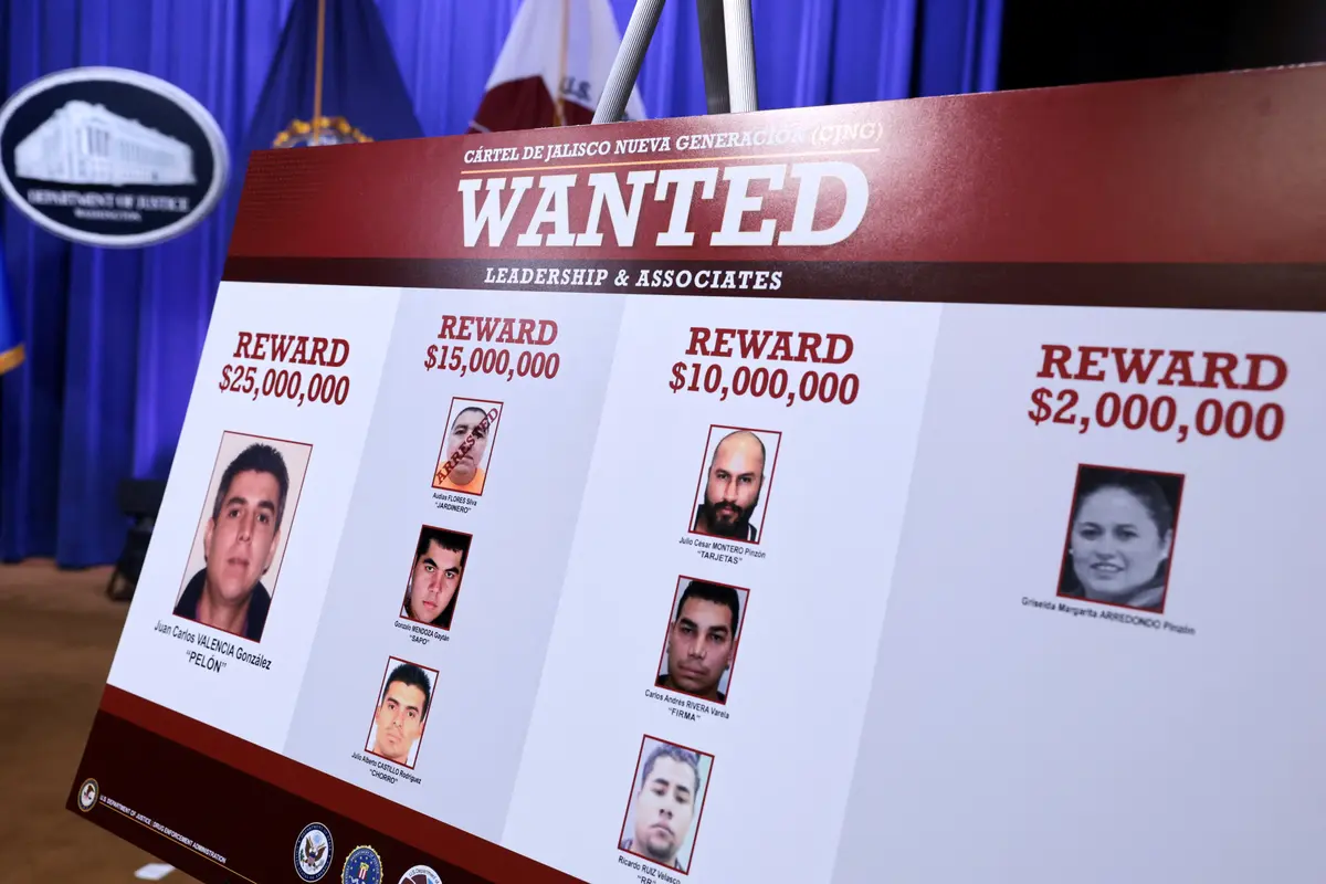 US Offers $100 Million Reward for Information on CJNG Cartel Leaders