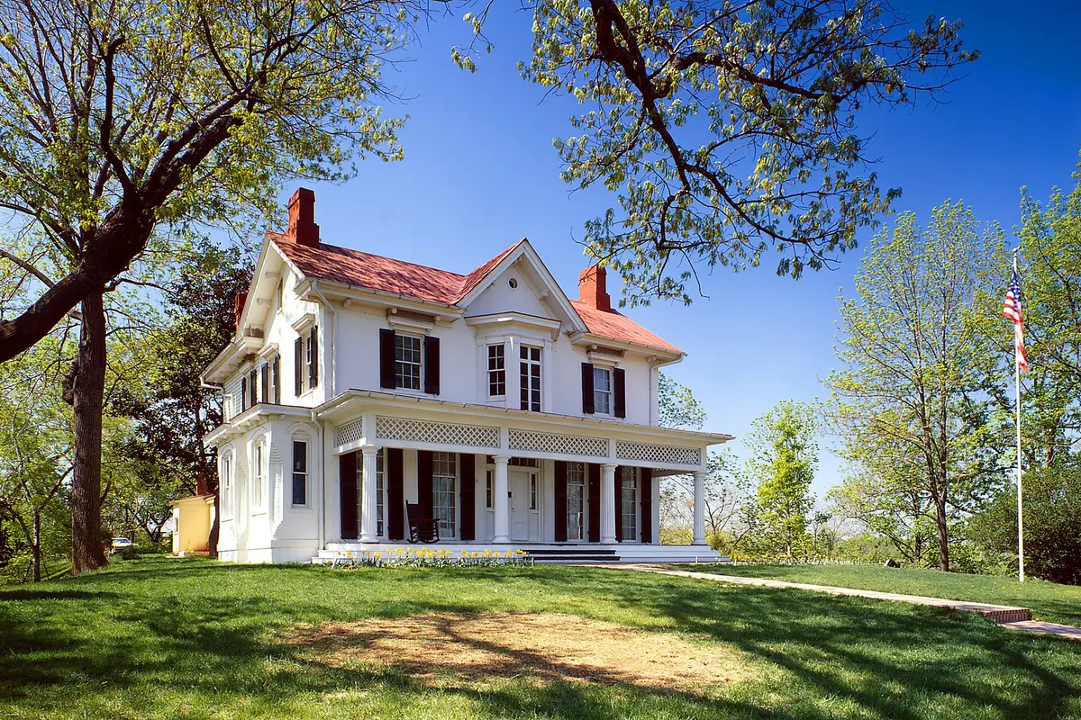 Cedar Hill, the home of Frederick Douglass in Washington. Library of Congress, Prints & Photographs Division, DC,WASH,166-12. (Public Domain)