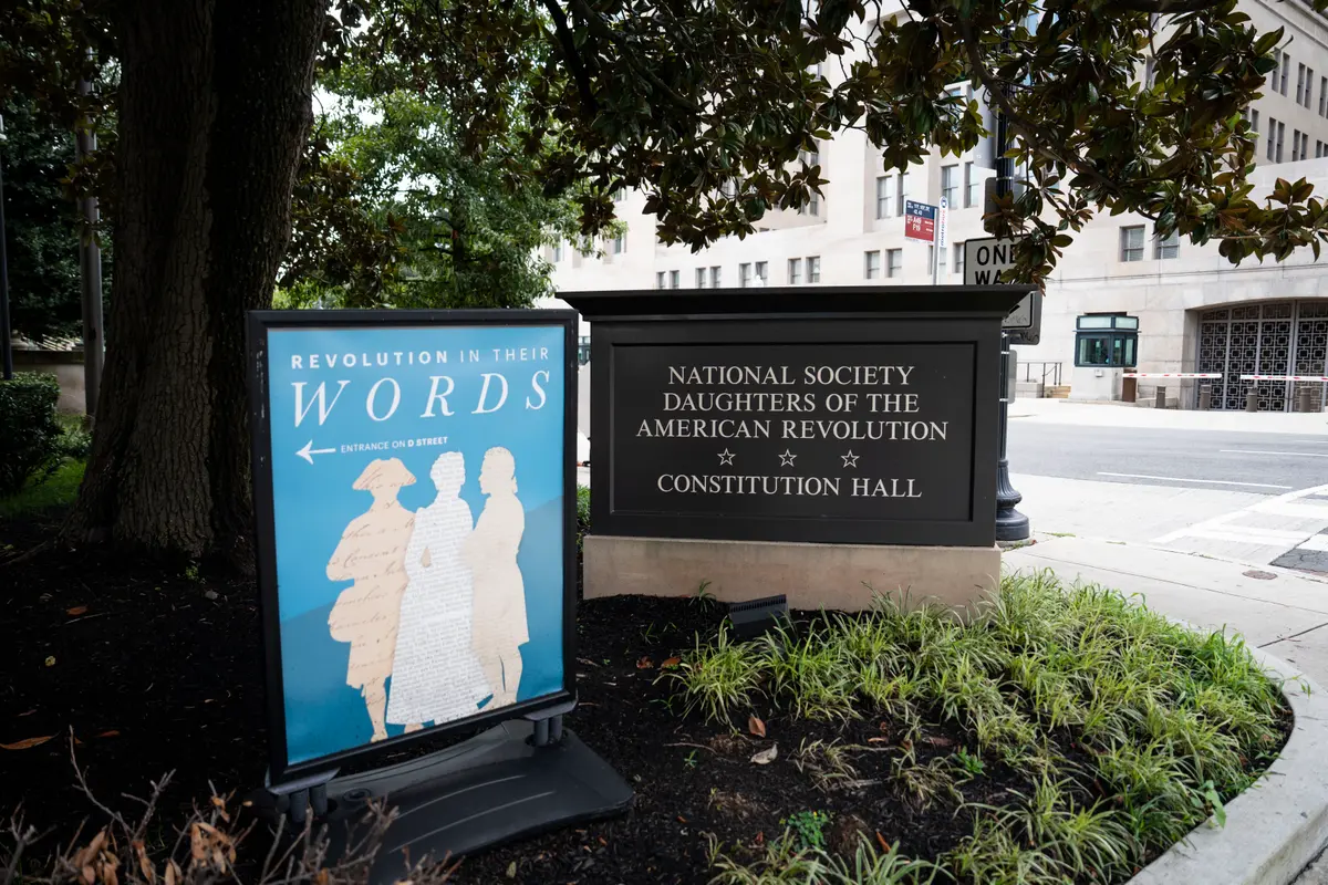 Daughters of the American Revolution National Headquarters in Washington on Aug. 5, 2026. (Madalina Kilroy/The Epoch Times)