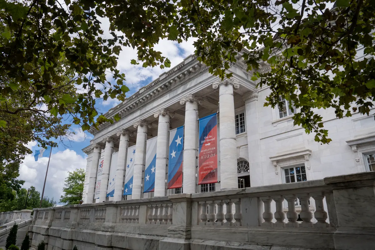 Daughters of the American Revolution National Headquarters in Washington on Aug. 5, 2026. (Madalina Kilroy/The Epoch Times)