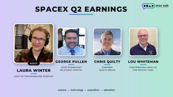 LIVE NOW: STAX Talk Holds Discussion on SpaceX’s Q2 Earnings