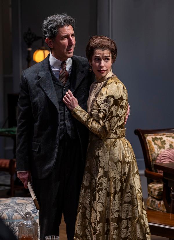 Sean Fortunato as Ernst and Sarah Coakley Price as Wilma bring emotional depth to Carey Perloff’s staging of "Leopoldstadt." (Michael Brosilow)
