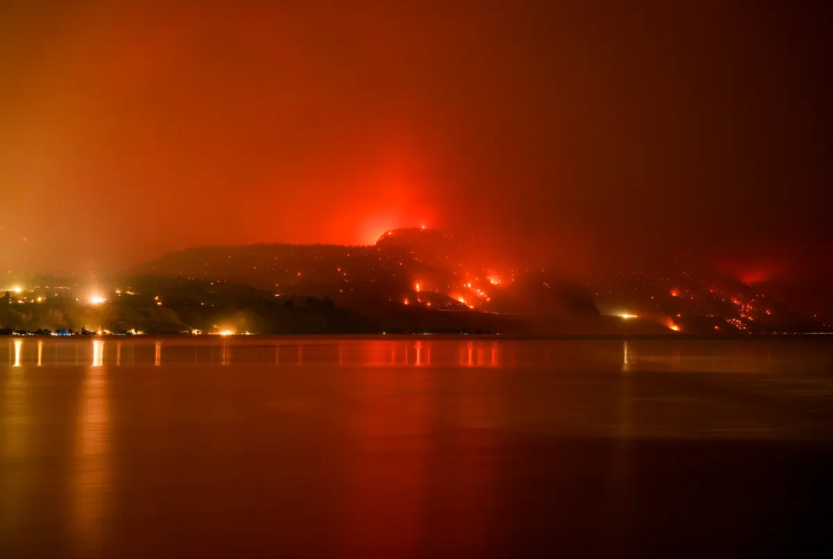 Wildfires Burn Across Western US and Canada as Residents Are Evacuated