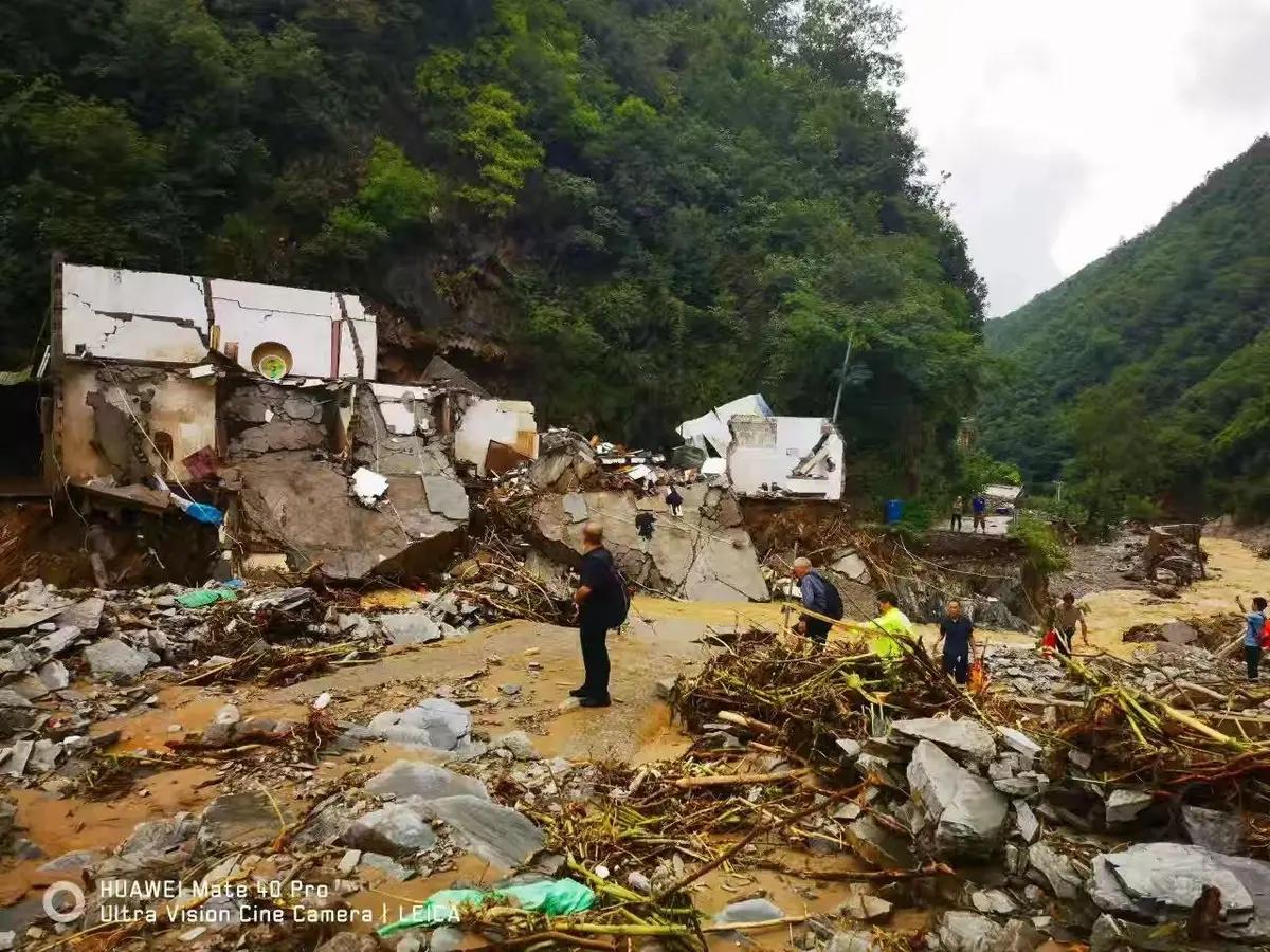 Floods, Landslides Leave Homes Destroyed and Villagers Missing in China’s Shaanxi Province