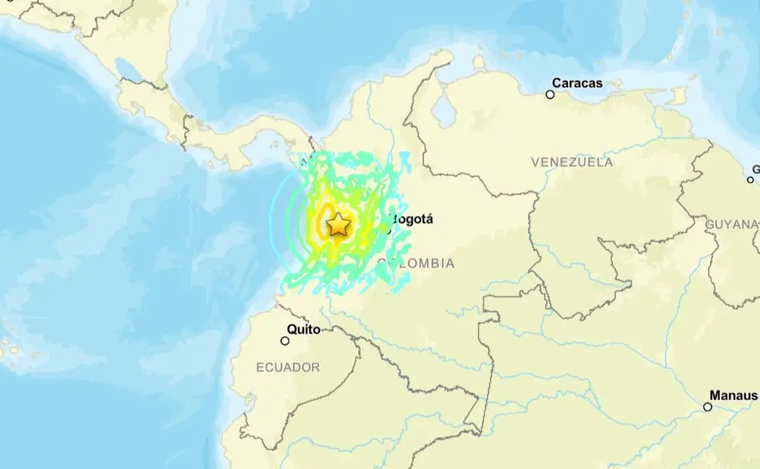 Major Earthquake Strikes Western Colombia, Damage Reported