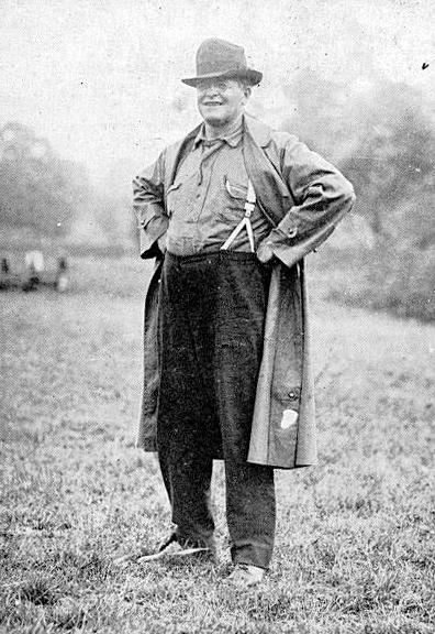 Pop Warner at the University of Pittsburgh in 1917. (Public Domain)