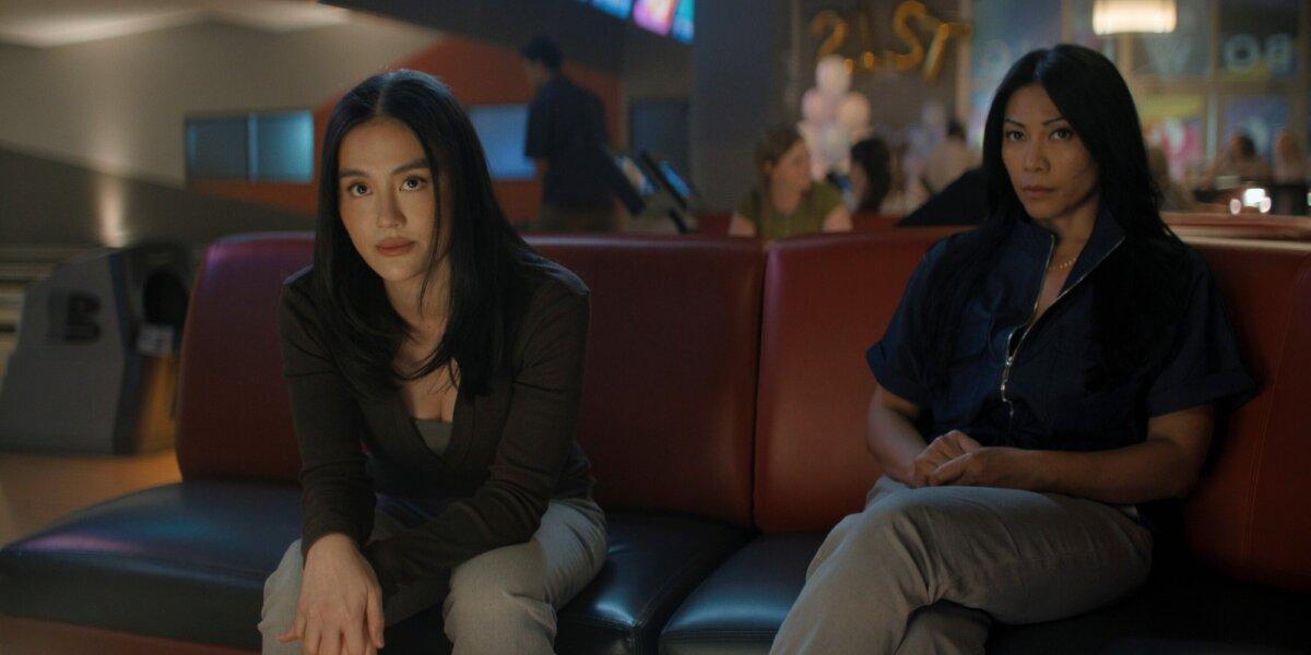 Lila Hoth (Agnex Mo, L) and Amisha (Anggun), in Reacher: Season Four." (Prime)