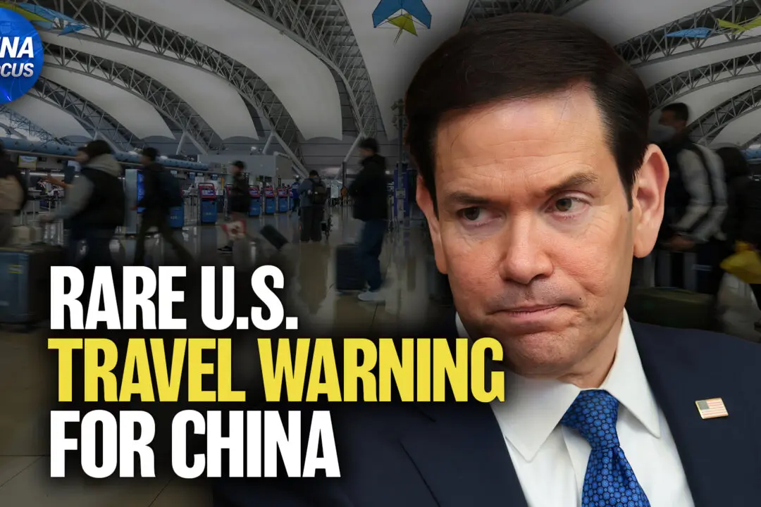 Rare US Travel Warning for China; Taiwan Drills for Nuclear, Biological, and Chemical Attacks