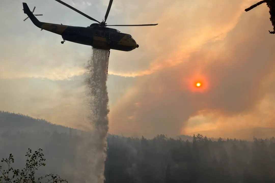 Smoke in BC Interior Causing Poor Air Quality but Helping Fire Fight
