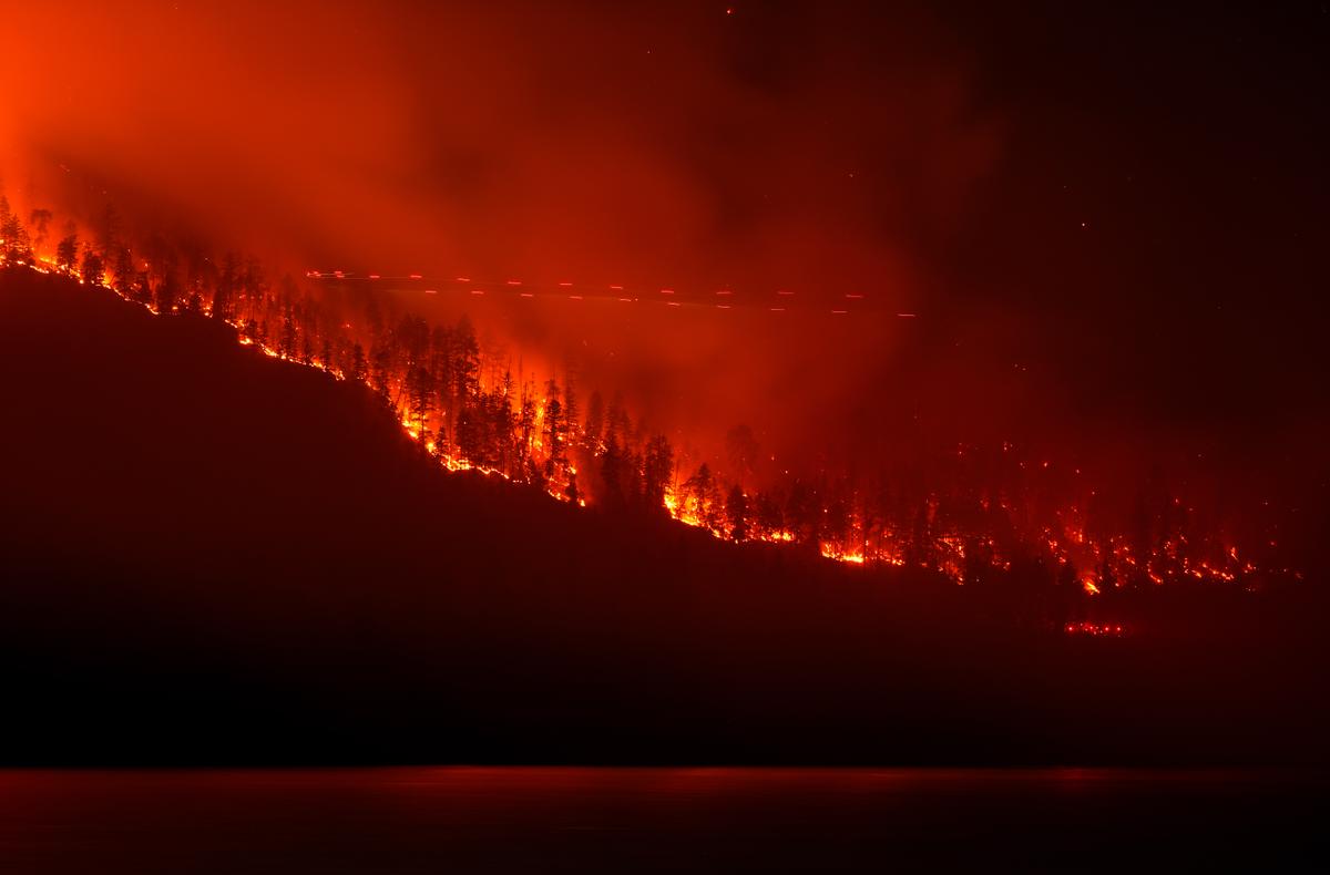 An Okanagan Wildfire Is Held, but Nearby Summerland, BC, Blaze Continues to Rage