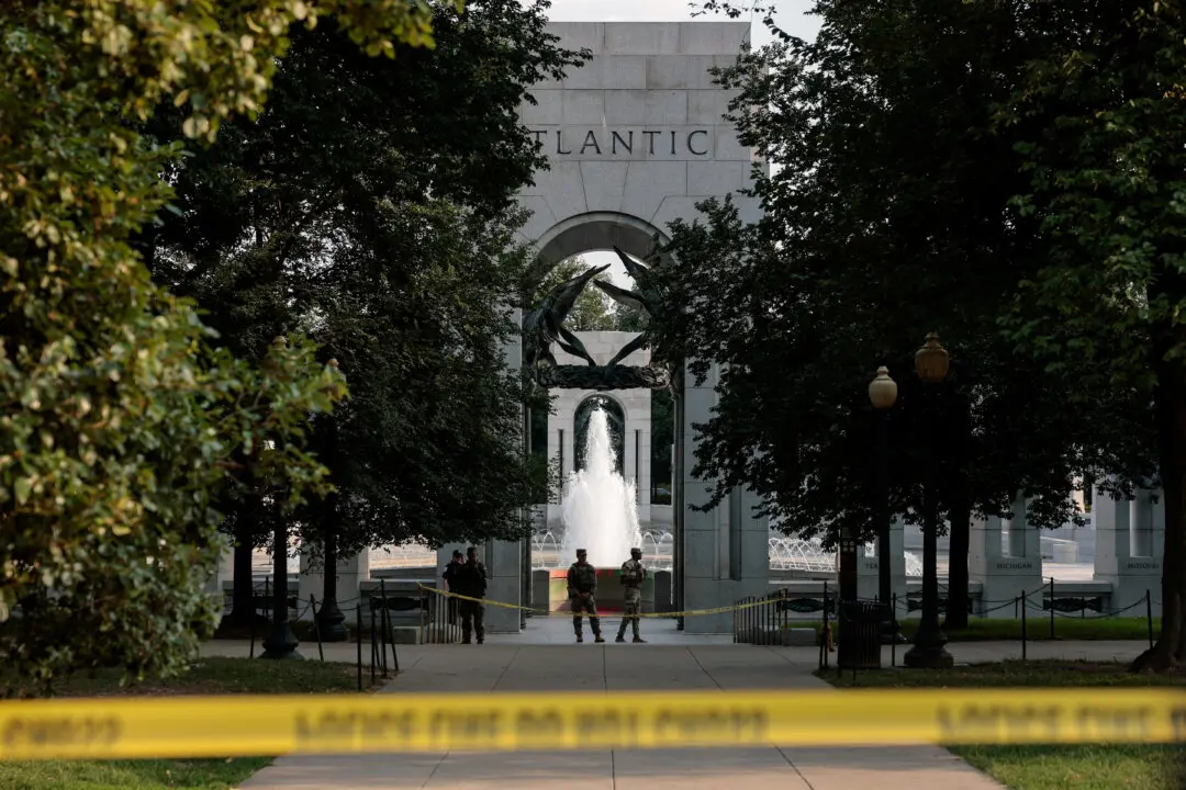 World War II Memorial Vandalized in Washington With Graffiti and Soap