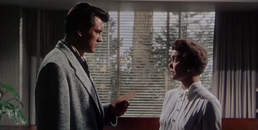 Bob Merrick (Rock Hudson) and Helen Hudson (Jane Wyman), in "Magnificent Obsession." (Universal Pictures)