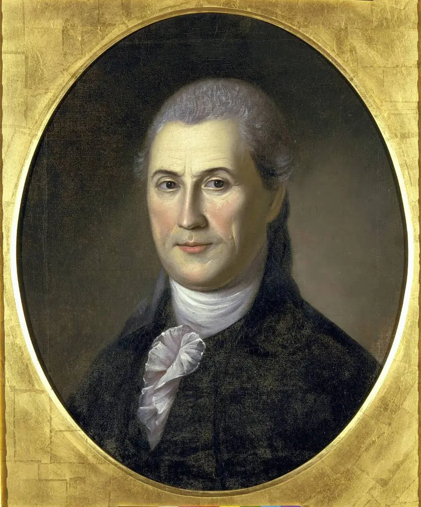 A portrait Samuel Huntington, 1783, by Charles Willson Peale. (Public Domain)