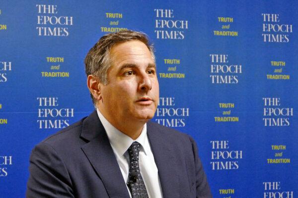 Salvatore Babones, associate professor at the University of Sydney and expert in the Asian political economy, speaking to The Epoch Times in Sydney, Australia, on Jan. 25, 2021. (The Epoch Times)