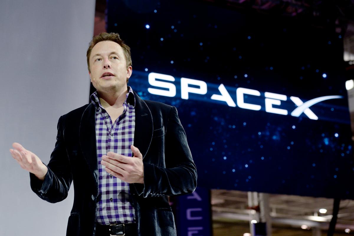 SpaceX CEO Elon Musk in Hawthorne, Calif., on May 29, 2014. (Kevork Djansezian/Getty Images)