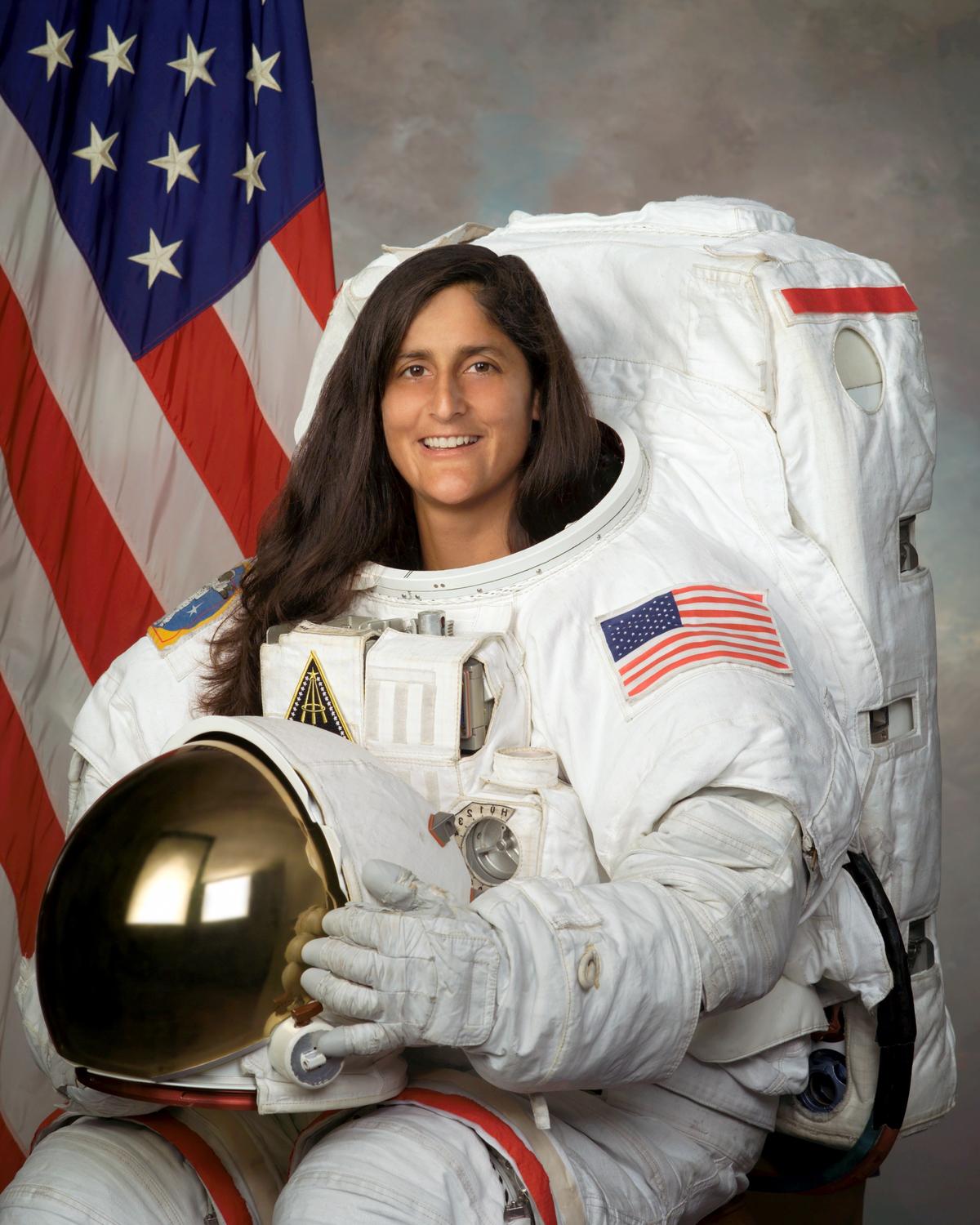 Sunita Williams was selected on July 9 to be part of the first crew of American astronauts to be ferried to space in a commercial spacecraft. (NASA)