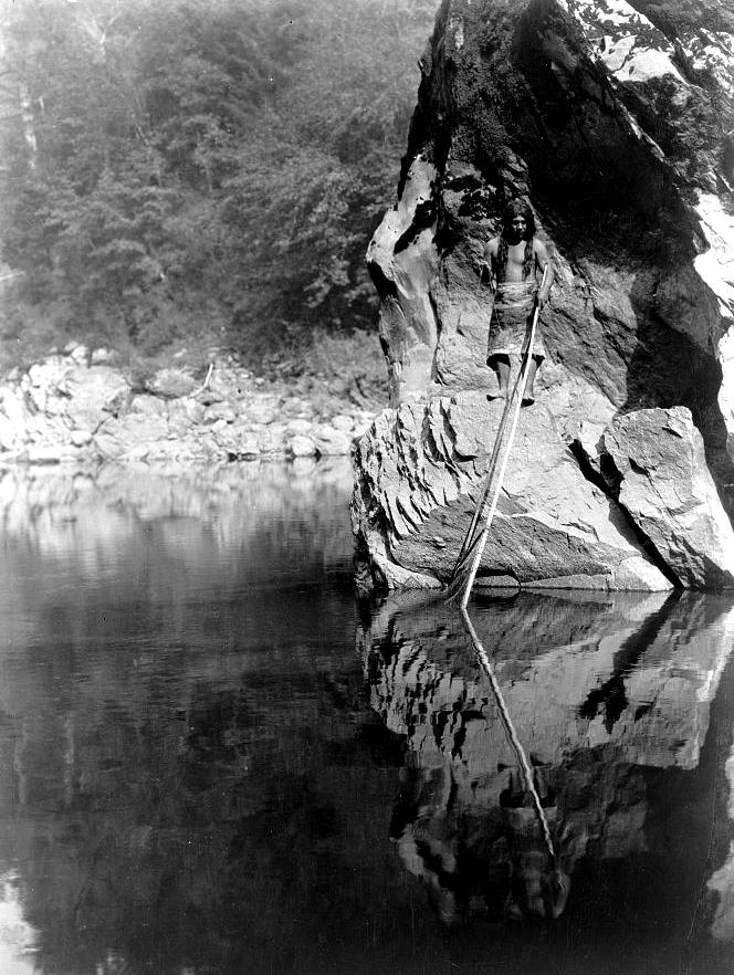 Quiet waters--Yurok, 1923. (Edward S. Curtis/Library of Congress)
