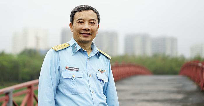 Quynh Xuyen in his uniform as a senior officer with the Vietnamese air force academy. He had taught martial arts at the academy for nearly 30 years when he discovered he needed heart surgery.