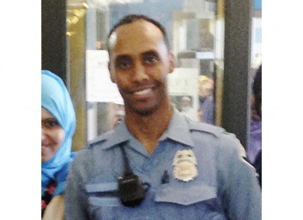 In this May 2016 image provided by the City of Minneapolis, police officer Mohamed Noor poses for a photo at a community event welcoming him to the Minneapolis police force. (City of Minneapolis via AP, File)