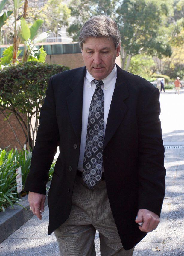 Britney Spears' father, Jamie Spears leaves the Los Angeles County Superior courthouse on March 10, 2008. (Valerie Macon/AFP/Getty Images)