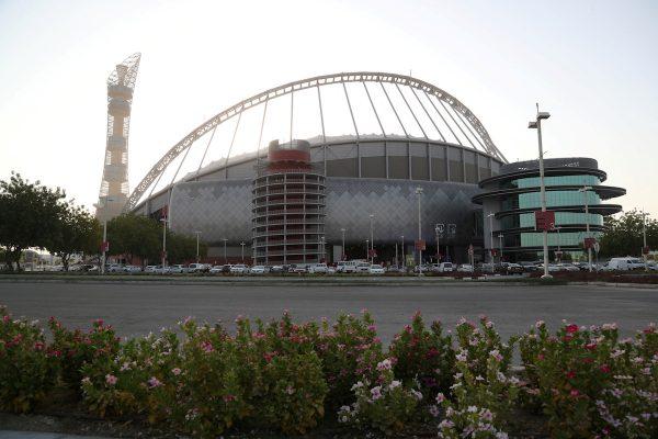 General view of Khalifa International Stadium in Doha, Qatar, on July 14, 2018. (Ibraheem al Omari/Reuters)
