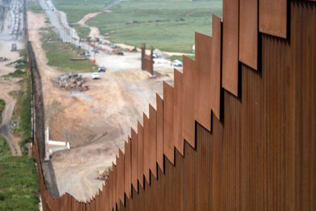 A section of the US-Mexico border fence seen from Tijuana, in Baja California state, Mexico, on March 26, 2019. (Guillermo Arias/AFP/Getty Images)