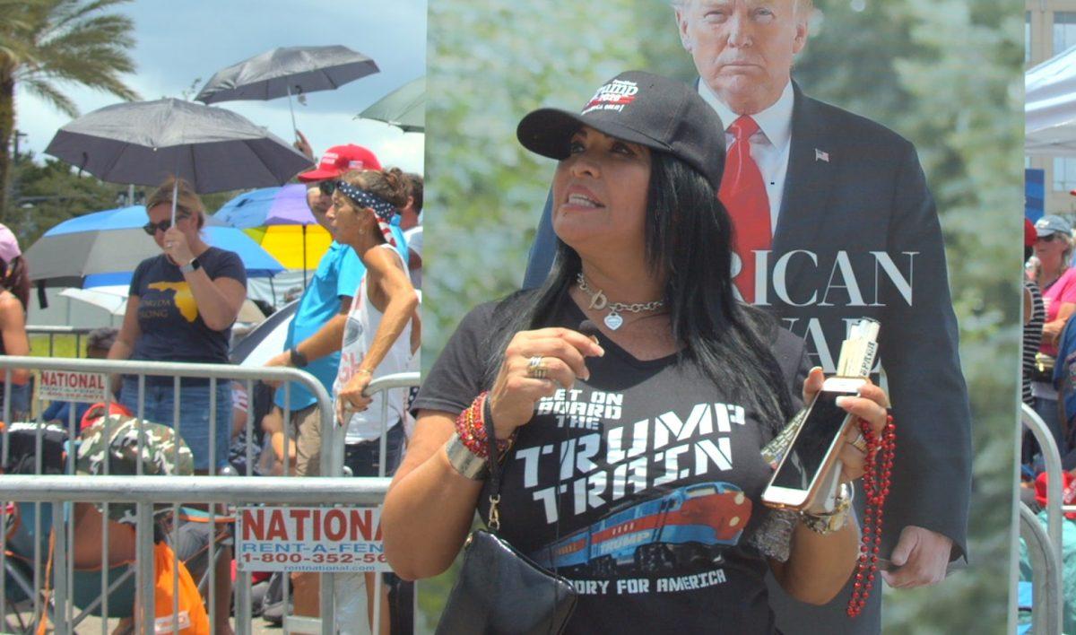 Victoria Perlaza, a real estate agent and immigrant from Colombia told NTD that though many in her family don't talk about it publicly, they will vote for Trump.
