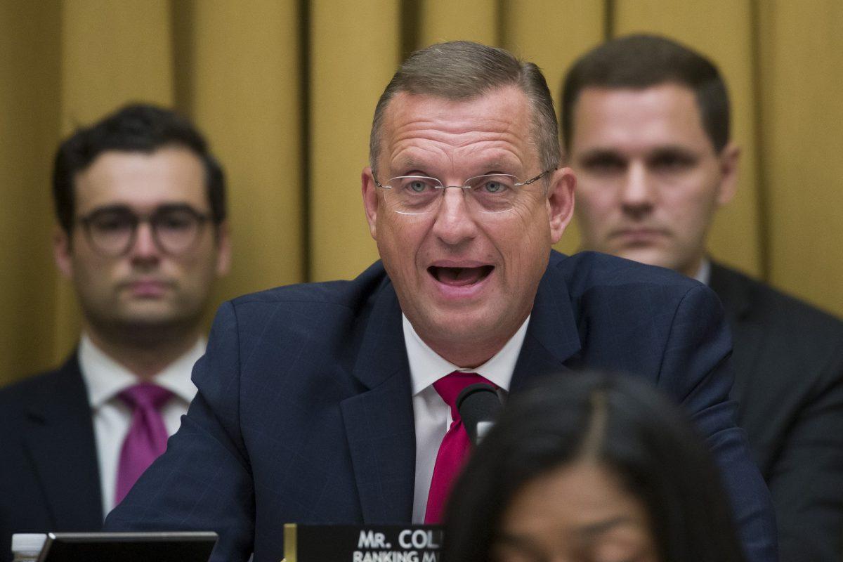 Rep. Doug Collins, (R-Ga.), the ranking member of the House Judiciary Committee, speaks as former special counsel Robert Mueller appears before the House Judiciary Committee hearing on his report on Russian election interference, on Capitol Hill in Washington on July 24, 2019. (AP Photo/Alex Brandon)
