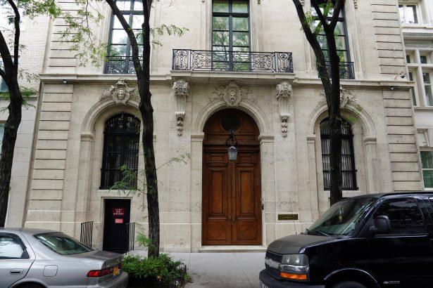 Jeffrey Epstein's mansion in the Manhattan borough of New York City on July 8, 2019. Prosecutors said they found nude photographs of underage girls in the mansion on July 6, 2019. (Carlo Allegri/Reuters)