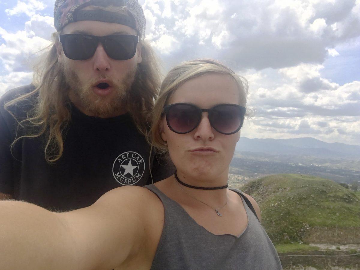 In this undated photo provided by the Deese family of Chynna Deese, 23-year-old Australian Lucas Fowler, left, and 24-year-old American girlfriend Chynna Deese poses for a selfie. (Deese Family via AP)