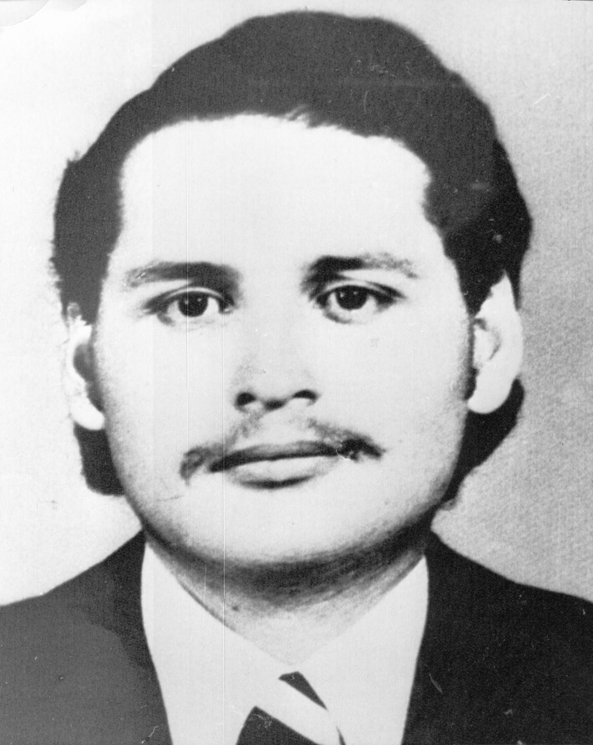 Undated 1970s file of Illich Ramirez Sanchez. (AP Photo/French Police)