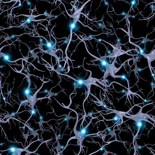  Simulation of the repeatable neural pattern of brain cells. (Shutterstock)