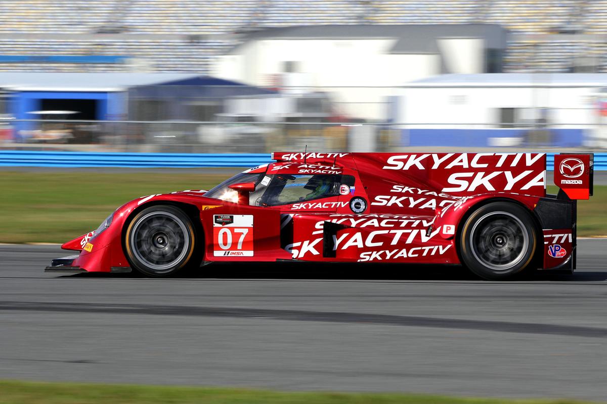 Tristan Nunez will be one of four factory drivers campaigning the Mazda SkyActiv diesel LMP2 full-time in TUSC. (Chris Jasurek/Epoch Times)