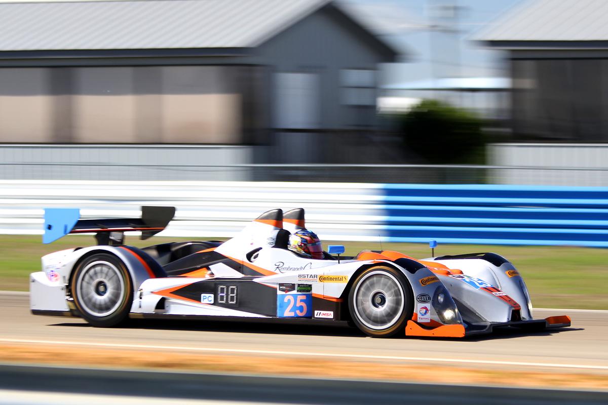The #25 8Star Oreca Chevrolet was quickest in PC even though it crashed at Turn Seven halfway through the first sessions. (Chris Jasurek/Epoch Times)