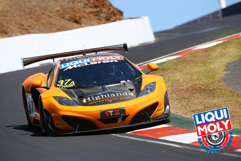 Shane Van Gisebergen set a new lap record in the #37 VIP McLaren but couldn't find that same speed in the final stint. (bathurst12hour.com.au)