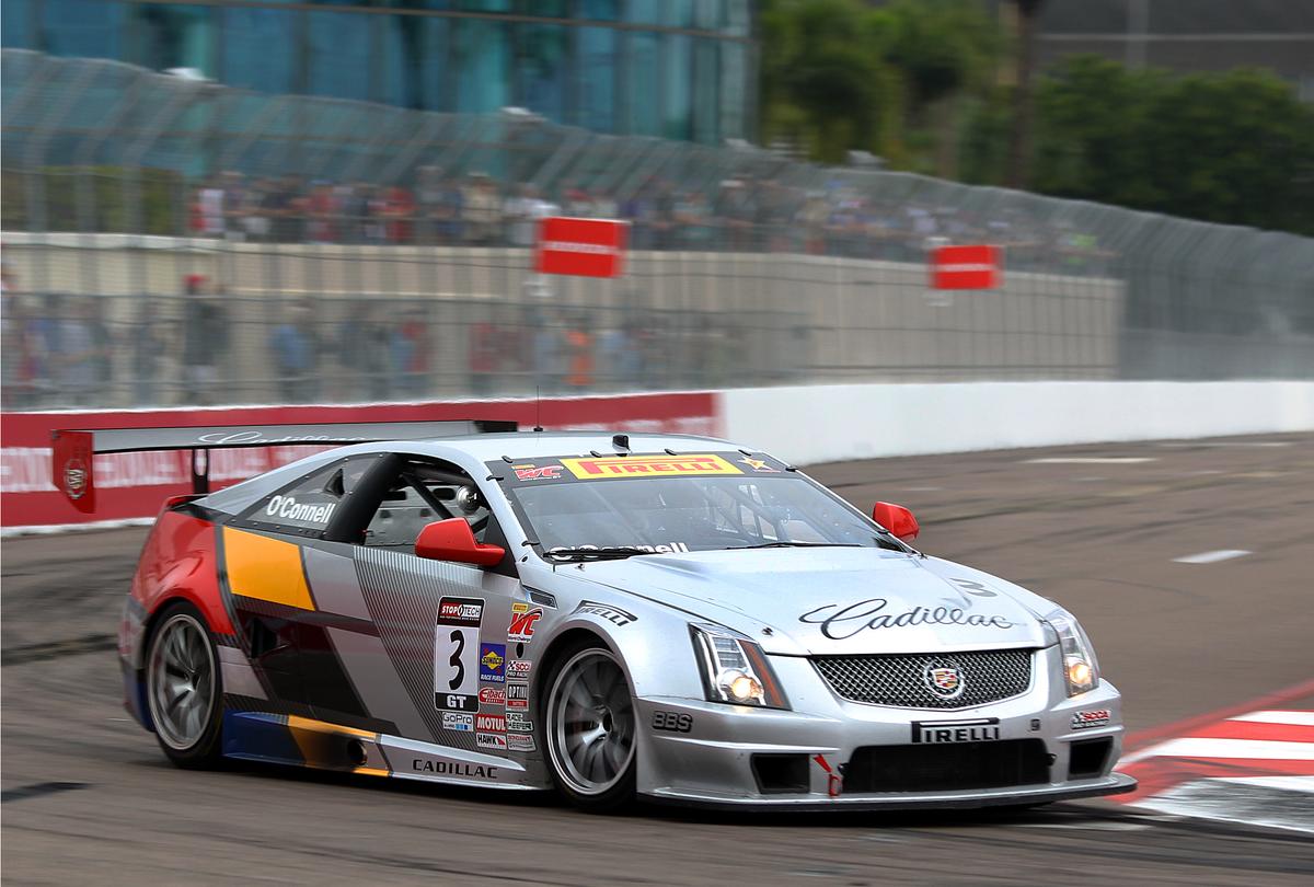 2013 Pirelli World Challenge GT champion Johnny O'Connell will be back in his Cadillac CTS-V.R, battling the world's top sports car racers for the win at St. Pete. (Chris Jasurek/Epoch Times)