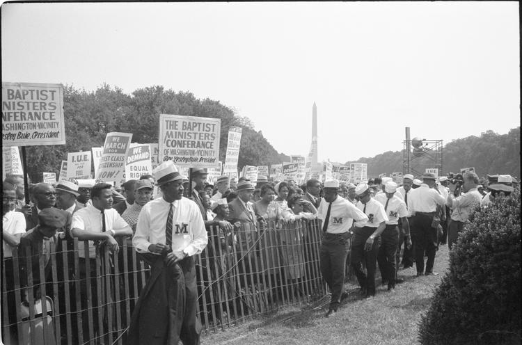 Civil Rights March on Washington, 1963.