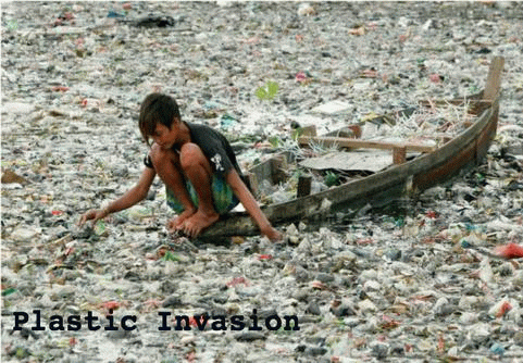 Million of tonnes of plastic garbage roam the oceans and accumulate permanently in some areas called gyres 