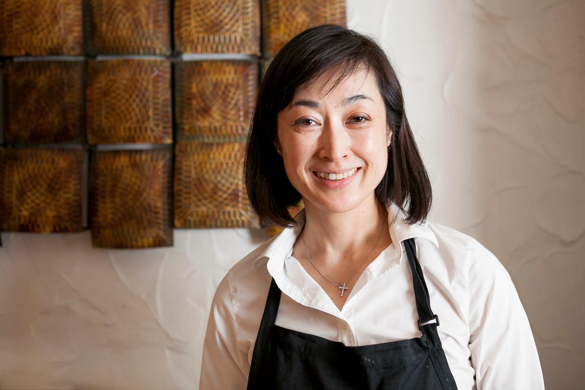 Momokawa owner and chef Mie Okuda.
