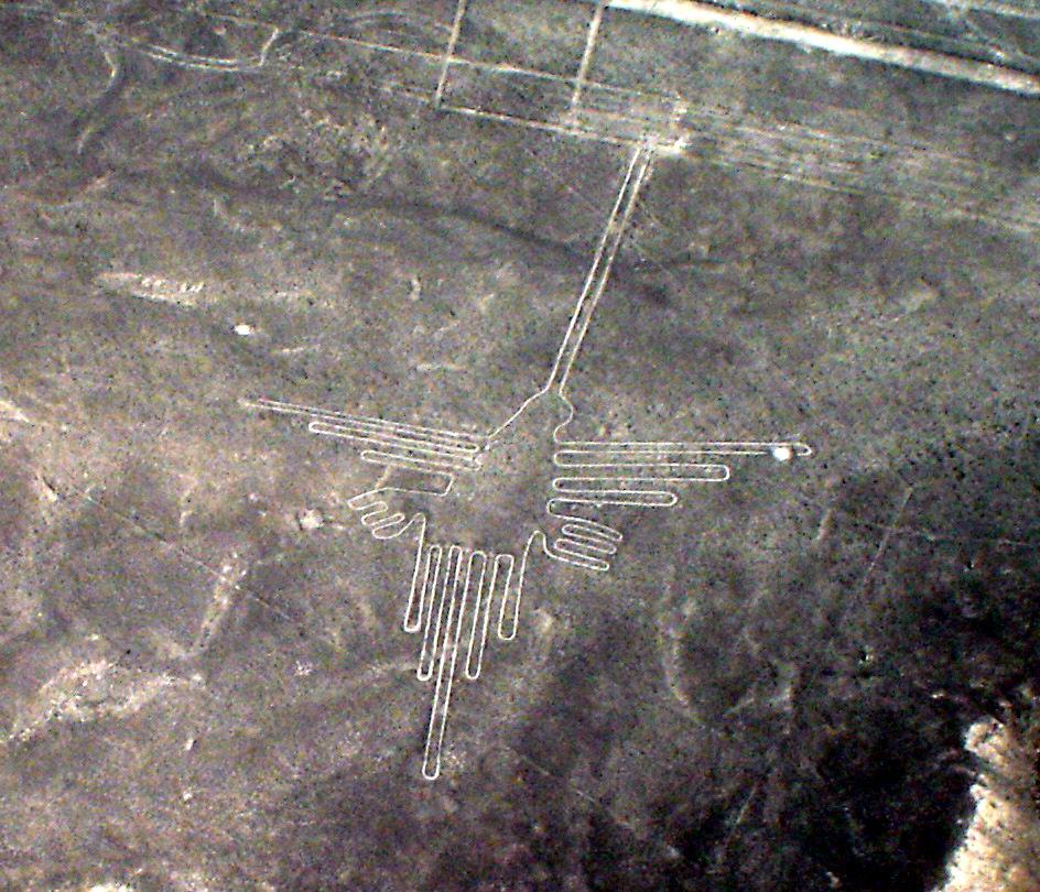 One of the several figures depicted in geoglyphs known as the Nazca lines. (Martin St-Amant/CCBY-SA)