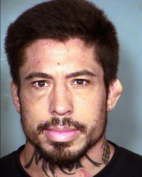 This Aug. 30, 2014 booking photo provided by the Las Vegas Metropolitan Police Department shows Jonathan Koppenhaver. Koppenhaver, the mixed martial arts fighter known as War Machine is due to face a Las Vegas judge on felony allegations that he badly injured his porn star ex-girlfriend before fleeing to California last month. Koppenhaver was scheduled for arraignment Wednesday, Sept. 3, 2014 on battery, lewdness, assault and coercion charges in the Aug. 8 attack on adult film actress Christy Mack and her male friend at a Las Vegas home. (AP Photo/Las Vegas Metropolitan Police Department)